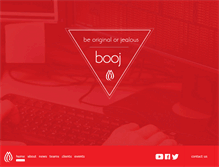 Tablet Screenshot of booj.com